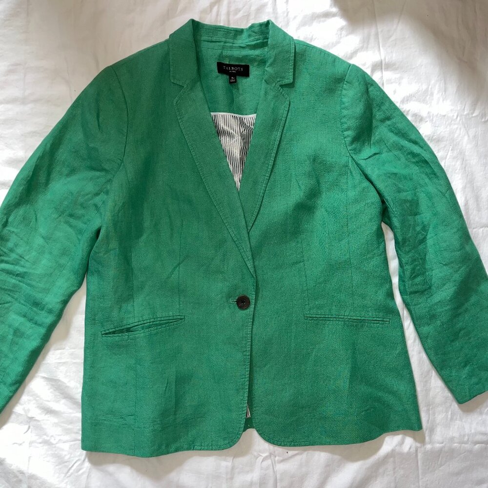 100% Linen Talbots Blazer